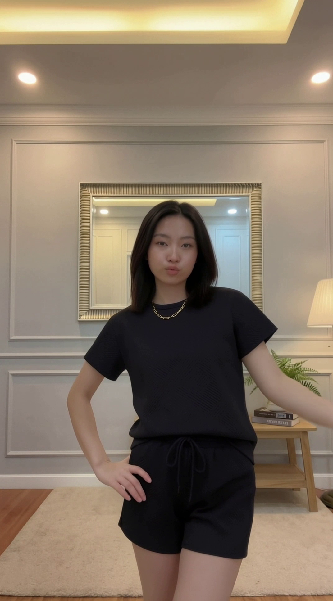 AI-generated preview derived from the original clothing image
